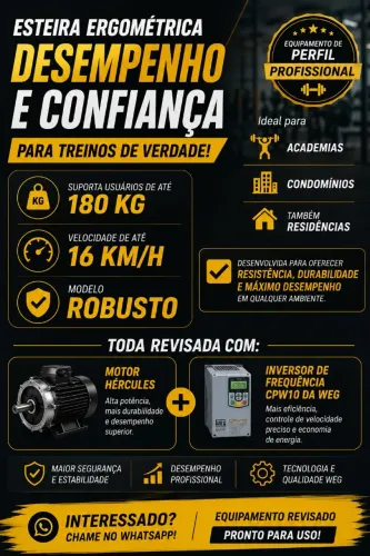 Esteira Ergométrica Profissional