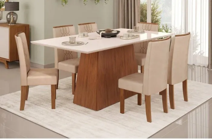 MESA DE JANTAR 6 LUGARES 