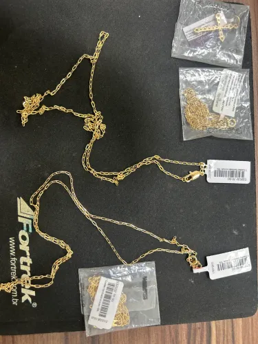 Corrente Rommanel banhado a ouro 18K
