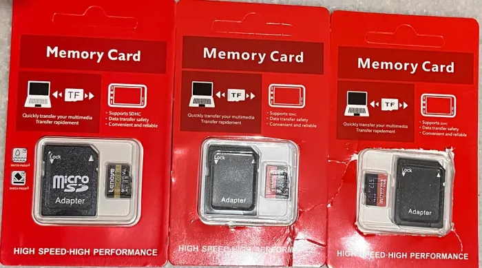 Cartão de memória SD 256gb