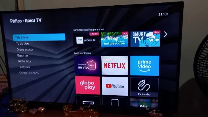 TV 40 polegadas roku