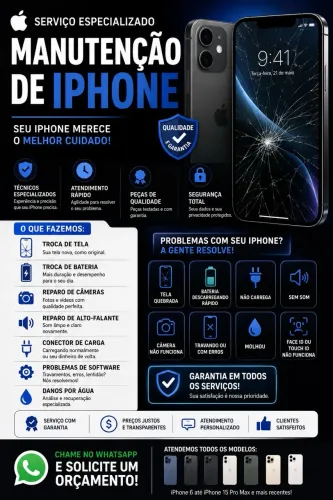 Reparo do seu iPhone é aqui