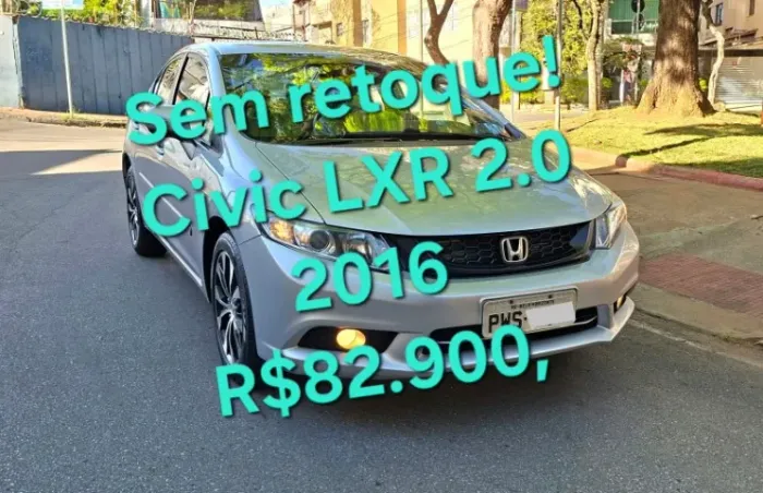 Honda Civic Sedan LXR 2.0 Flexone 16V Aut. 4P 2016