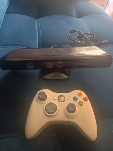 Kinect e controle para Xbox 360