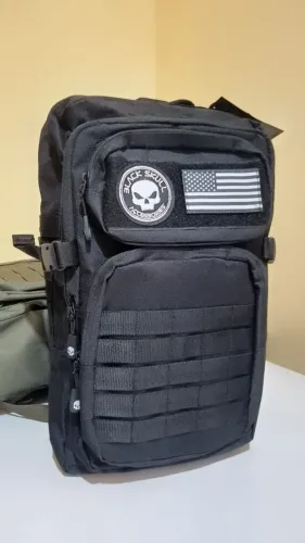 Mochila Masculina Black Skull (Nova)