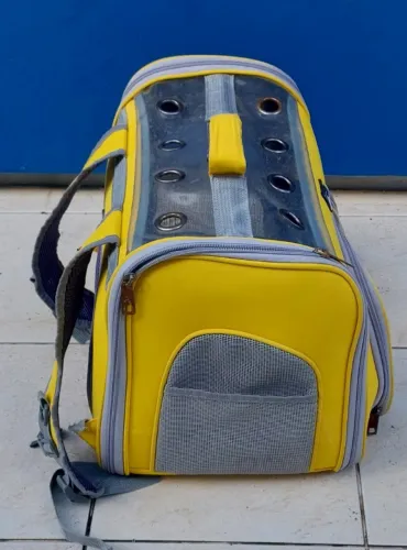Bolsa transporte para gato 30 reais