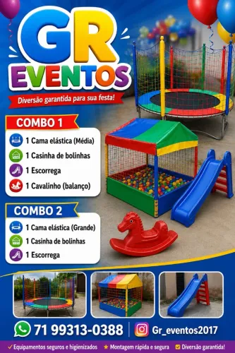 Cama elástica casinha de bolinhas escorrega 