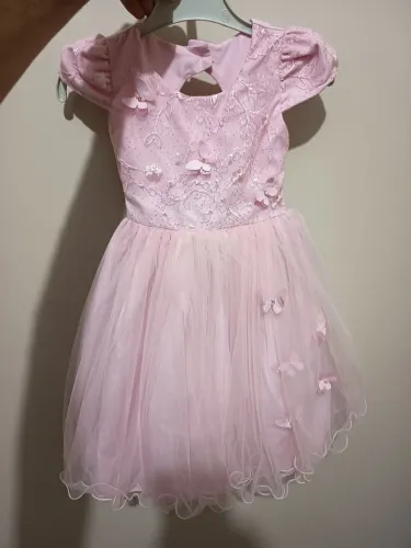 Vestido jardim das borboletas 1 ano