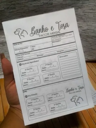 10 talões de pedidos personalizados ! 2 vias numerado
