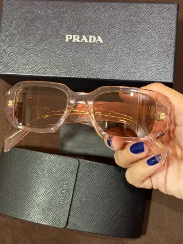 Oculos prada rosa original 