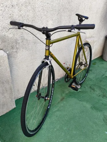 Bike Single Speed - Quadro 60x60 em Chromoly (Cromo-Molibdênio)