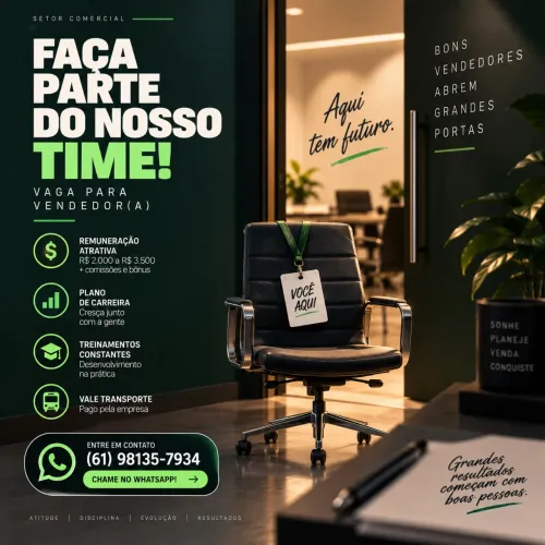 CONSULTOR COMERCIAL | VAGAS ABERTAS
