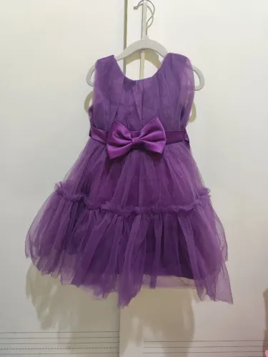 Vestido Infantil Roxo - Tamanho 4