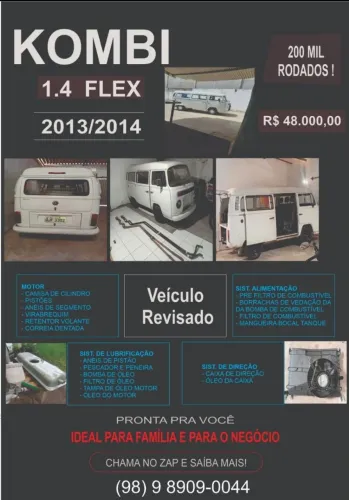 Volkswagen Kombi Standard 1.4 MI Total Flex 8V 2014