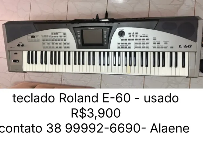 Vendo Teclado Roland E-60