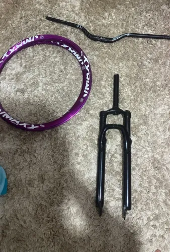 Conjunto Vzan Vmaxx Neon - Para Bike do Grau Roxo Neon