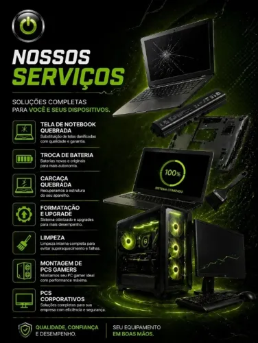 Montagem e manutenção de computadores e notebooks