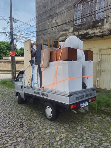 Carreto barato, frete barato, descarte de móveis, transporte
