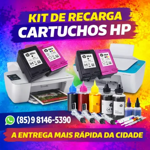 Recarga De Cartucho HP 664 Recarga De Cartucho HP 668 Recarga De Cartucho HP 667