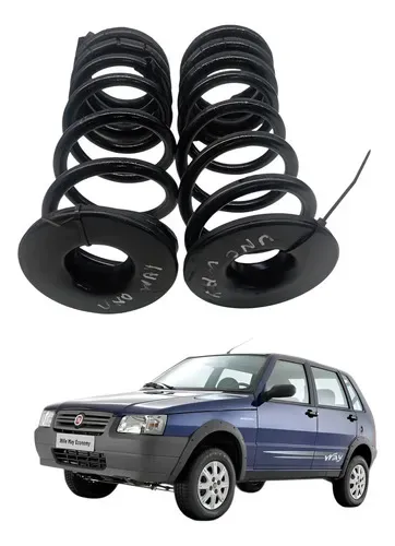 Par Molas Traseiras Fiat Uno Way 1.0 2010 2011 2012 2013