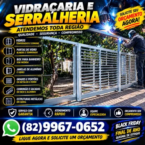 Vidraçaria Fechamento Portas Espelho