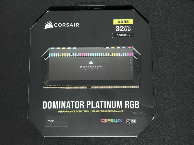 Memória RAM DDR5 32Gb 2x16 Corsair Dominator Platinum RGB