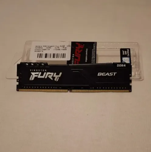 Memória RAM Kingston Fury Beast DDR4 16GB 3200MHz