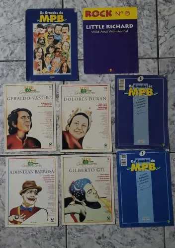 8 revistas coleção Os grande da MPB compositores revista globo