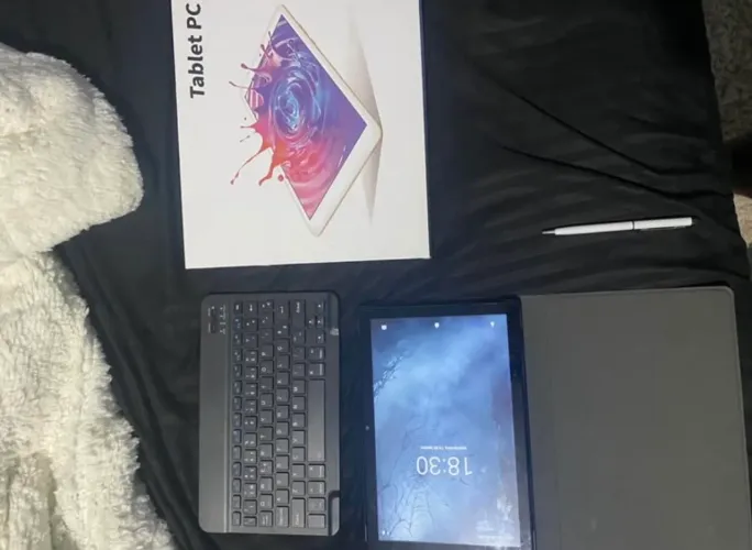 Tablet android com teclado