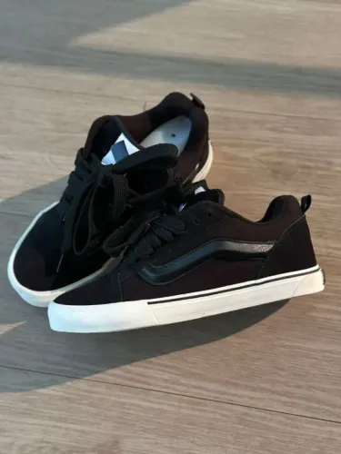 Tênis Vans KNU Unissex Premium Cor: Preto/Solado Emborrachado - Disponível 34 AO 43