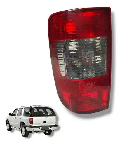Lanterna Traseira Gm Blazer Fumê 2001-11 Esquerdo Detalhe Esquerdo/motorista Vermelho