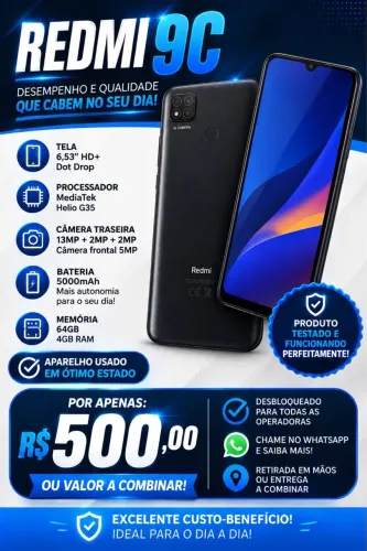 Celular redmi 9c