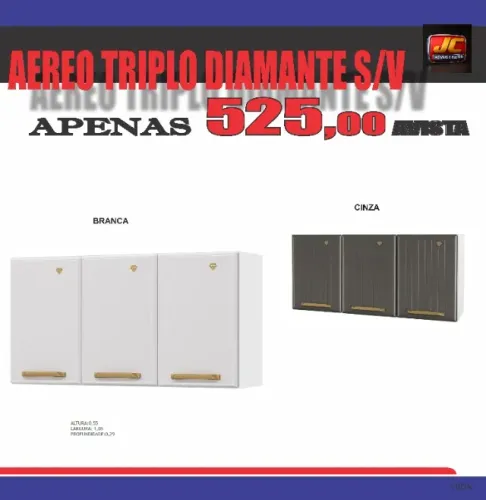 AEREO TRIPLO DIAMANTE 3 PORTAS