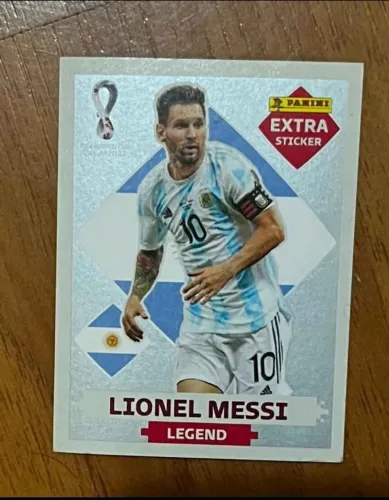 Figurinha original Panini Extra Sticker Legend - Copa do Mundo FIFA Qatar 2022.