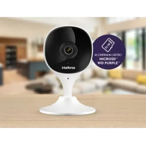 CÂMERA WI-FI INTELBRAS C/CARTÃO 32GB