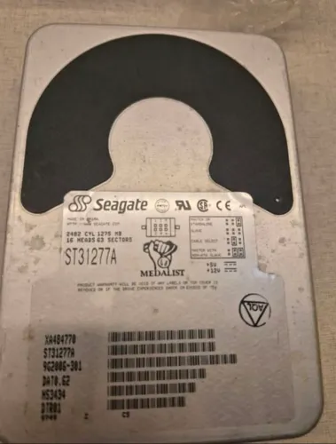 hd seagate medalist 1.2gb ide - antiguidade