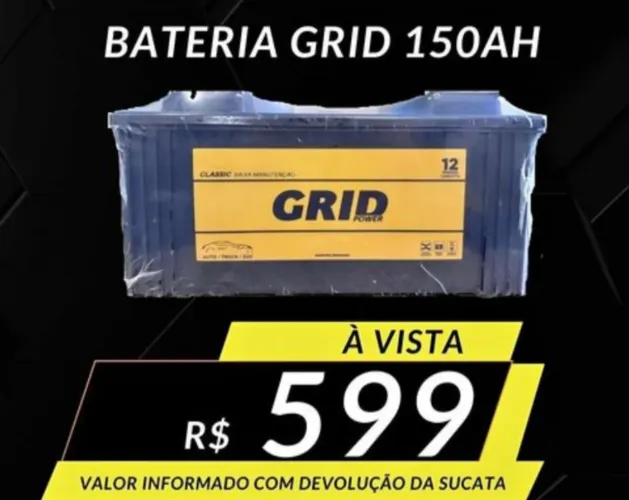 Bateria 150 ah grid promoção