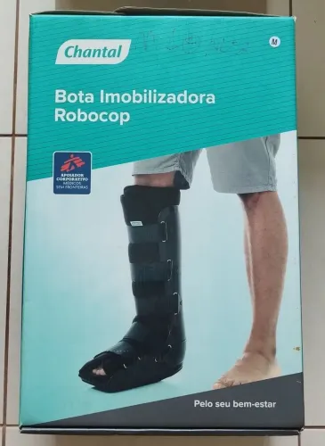 Bota imobilizadora Robocop usada