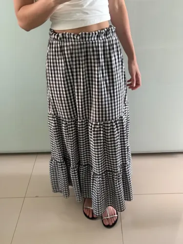 Saia longa xadrez
