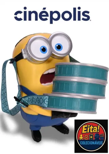 Balde de Pipoca Minions Henry Cinépolis