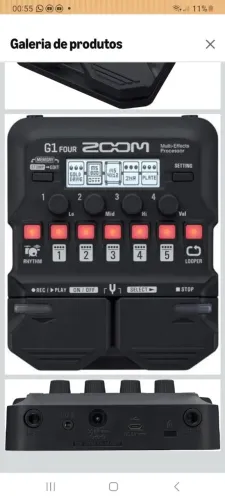Pedaleira zoom g1four