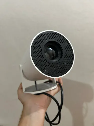 Projetor Led Portátil Smart Wifi Bluetooth USB Android Hy300 4K HD Cinema