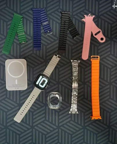 Smartwatch K9 Ultra Pro Max NFC + 7 Pulseiras Android e iPhone