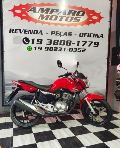 Fan 160 2019 vermelha 2 dono e garantia de 3 meses.