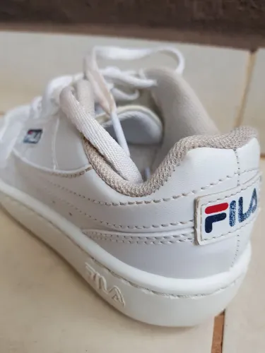 Tênis infantil Fila, n° 27, branco, original