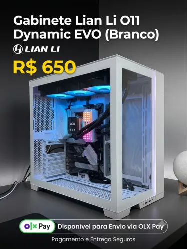 GABINETE LIAN LI EVO BRANCO ( leia a descrição)