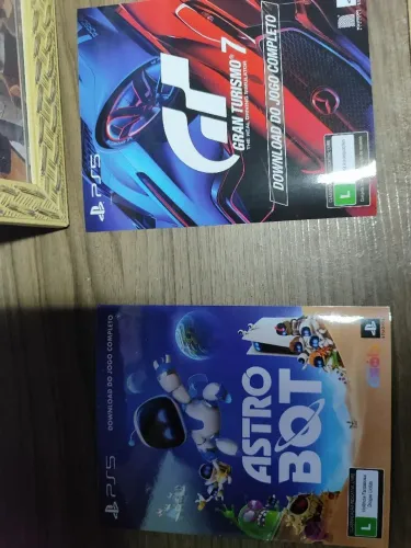 Códigos gratuitos de jogos ps5 Gran turismo 7 e astro bot