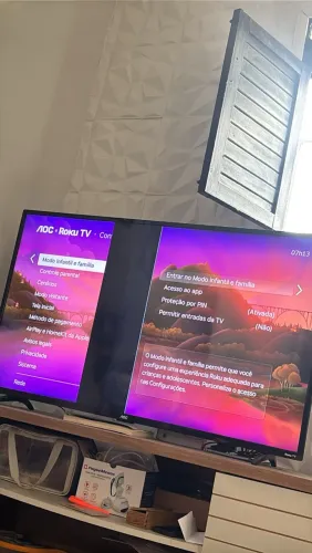 Smart Tv AOC Roku 43 polegadas 