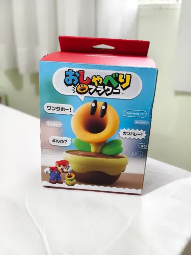 Flor Tagarela Super Mario Bros Wonder - Original, Lacrada e Rara!<br>