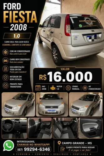 Ford Fiesta 1.0 8V Flex/class 1.0 8V Flex 5P 2008